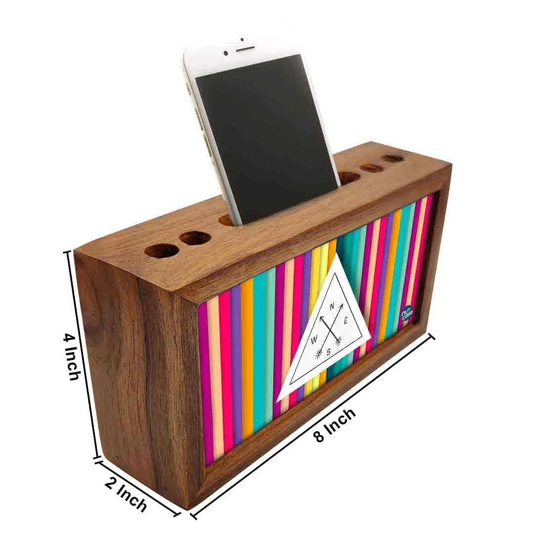 Wooden office desk organizer - News