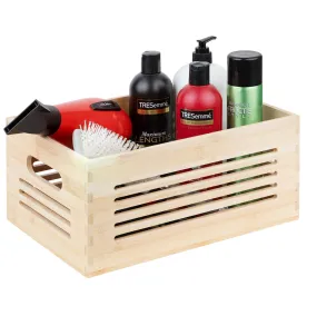 Wooden Storage Bin  - Natural Medium